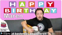 Happy Birthday, Maren! Geburtstagsgrüße an Maren