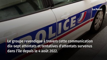 Corse : un nouveau groupe armé annonce sa constitution