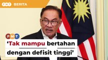 Negara tak mampu bertahan dengan defisit tinggi, kata Anwar