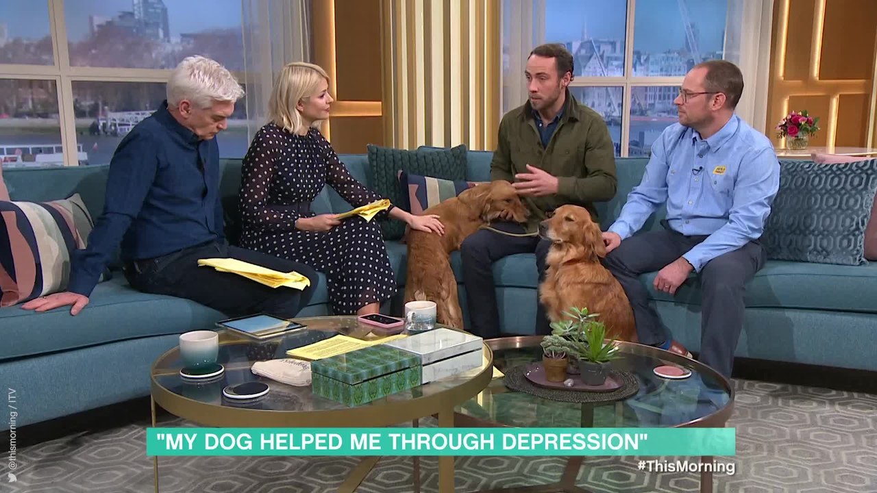 James Middleton discusses how his dog helped him through depression