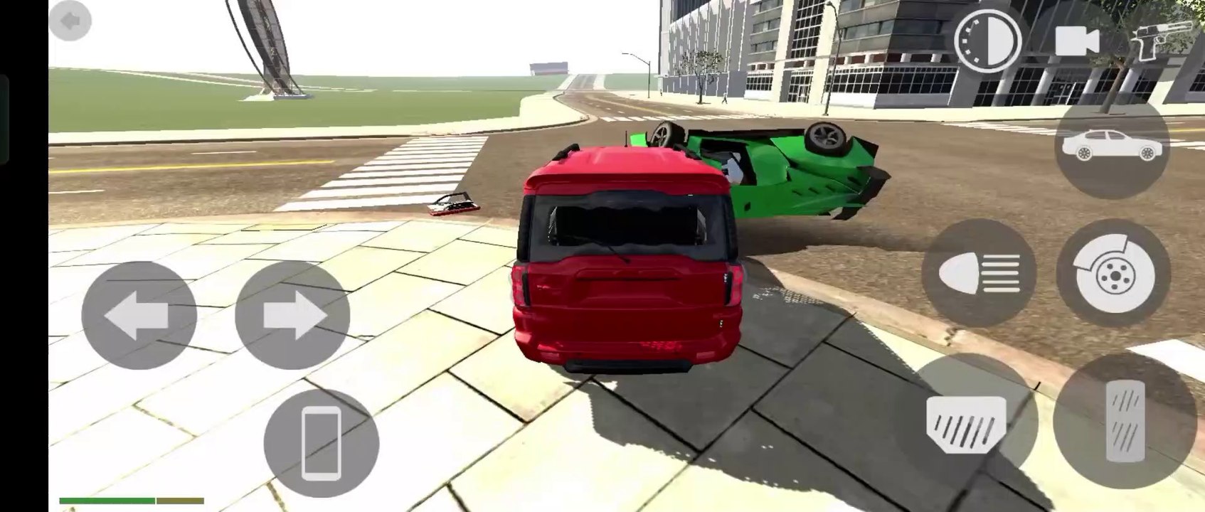 Roughly SUV Drive and plane crash