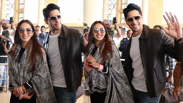 Kiara Advani Sidharth Malhotra Wedding के बाद First Look Viral , Jaisalmer Airport Video | Boldsky