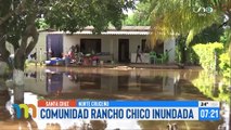 Viviendas de la comunidad Rancho Chico continúan bajo el agua. Familias afectadas piden ayuda a las autoridades