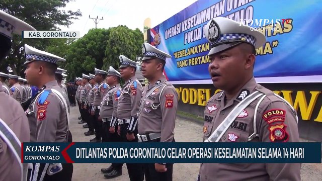 Ditlantas Polda Gorontalo Gelar Operasi Keselamatan Selama 14 Hari