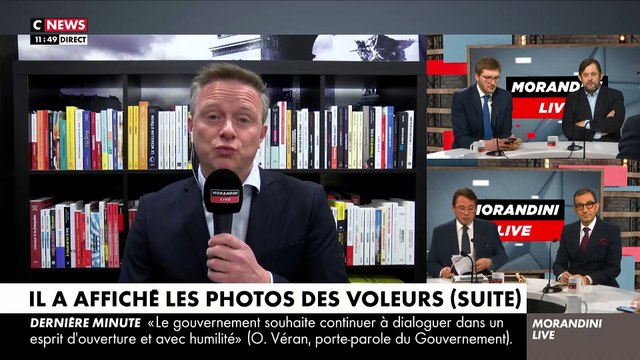 Le commerçant d'Amiens qui avait affiché le visage des voleurs dans son magasin se dit, dans Morandini Live , prêt à recommencer avec d'autres boutiques - Regardez