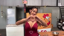 The Most Popular Chicken Noodle Soup Served by Beautiful Thai Girl - Thailand Street Food