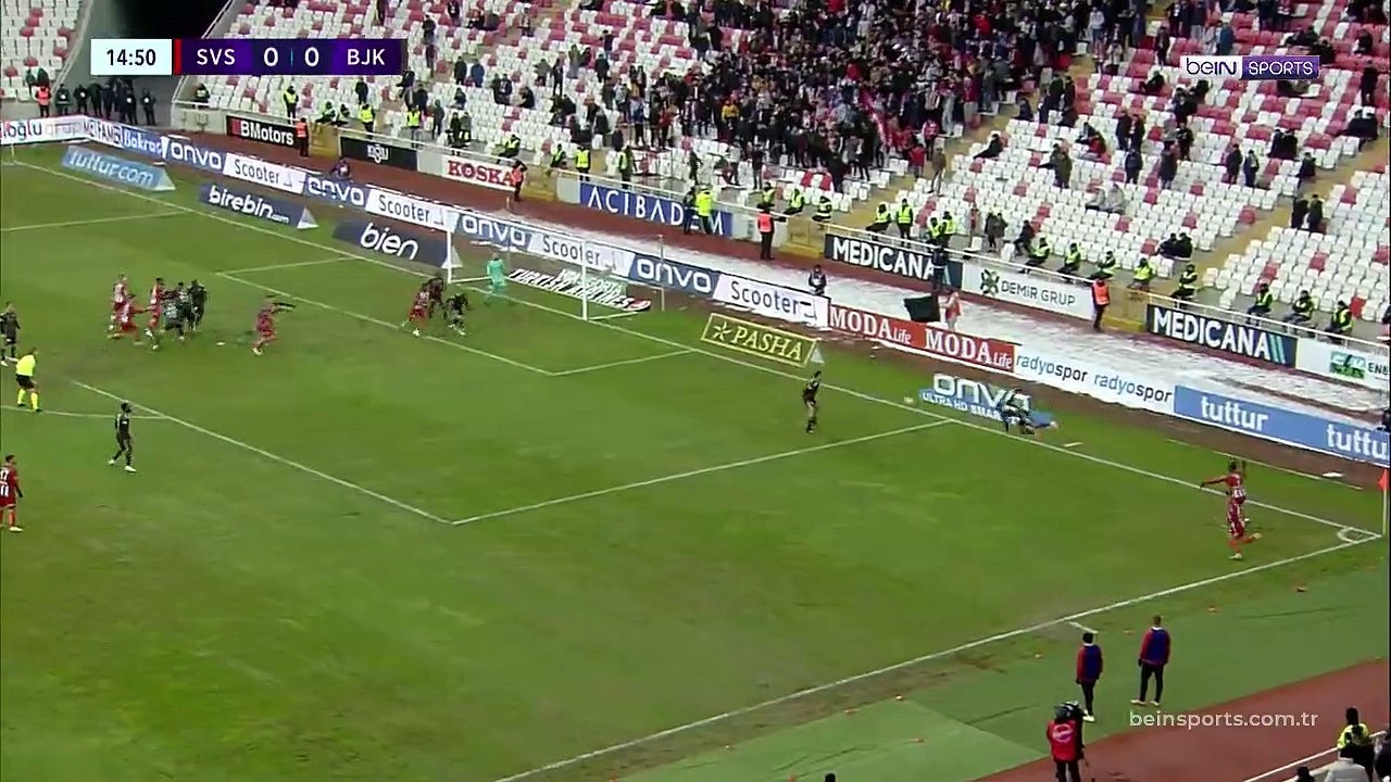 Demir Grup Sivasspor 1-0 Beşiktaş Maçın Geniş Özeti ve Golü