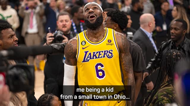 Reality yet to sink in for 'emotional' record-breaking LeBron