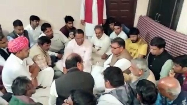 केसुंदा पहुंचे भाजपा प्रदेश अध्यक्ष, मृतक बंटी आंजना के परिजनों से मिले बंधाया ढांढस