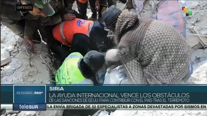 La ayuda internacional llega a Siria tras el terremoto