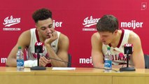 Trayce Jackson-Davis, Miller Kopp React to Indiana's 66-60 Win Over Rutgers