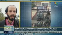 Fiscalía de Perú inicia investigación contra altos mandos de la policía