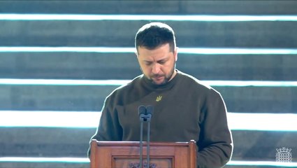 Zelensky addresses UK parliament in surprise first visit since Russian invasion