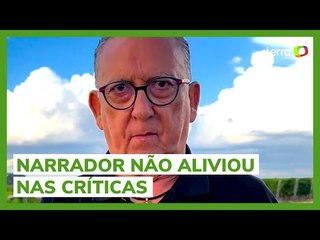 Galvão Bueno critica Vítor Pereira após vexame do Flamengo no mundial: "Não tem bom caráter"