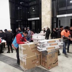 Çerkeş'ten yardım seferberliği: 12 tır acil ihtiyaç malzemesi yola çıktı