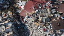 شاهد: حجم الدمار الهائل في محافظة هاتاي التركية إثر الزلزال