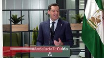 El presidente andaluz incide en el compromiso con las políticas sociales para mayores