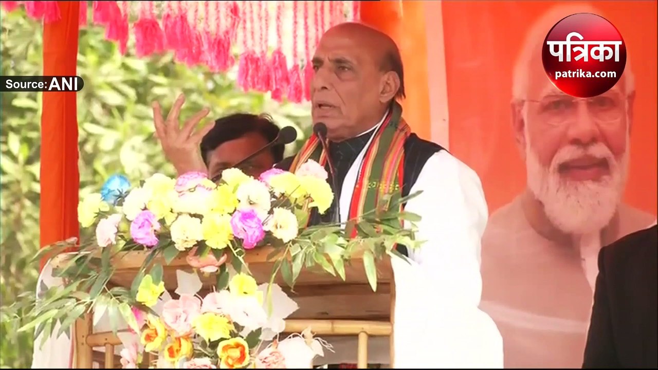 त्रिपुरा: विजय संकल्प रैली में राजनाथ सिंह ने दिया नया नारा बोले- 'किसी ने अपनी मां का दूध...'