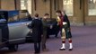 Moment President Zelensky arrives at Buckingham Palace for meeting with King Charles