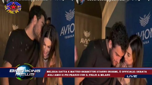 Melissa Satta e Matteo Berrettini stanno insieme, è ufficiale: serata agli amici e poi pranzo con i