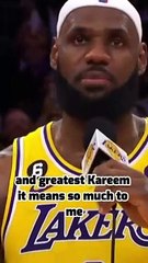 LeBron James EMOTIONAL Speech after Becoming NBA's All - Time Scoring Leader
