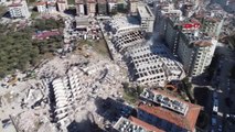 HATAY 'Cennetten bir kare' diye reklamı yapılan 250 daireli rezidans, depremde yerle bir oldu