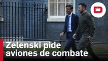 Zelenski viajará a París y a Bruselas tras dejar Londres para pedir una «coalición de aviones de combate»