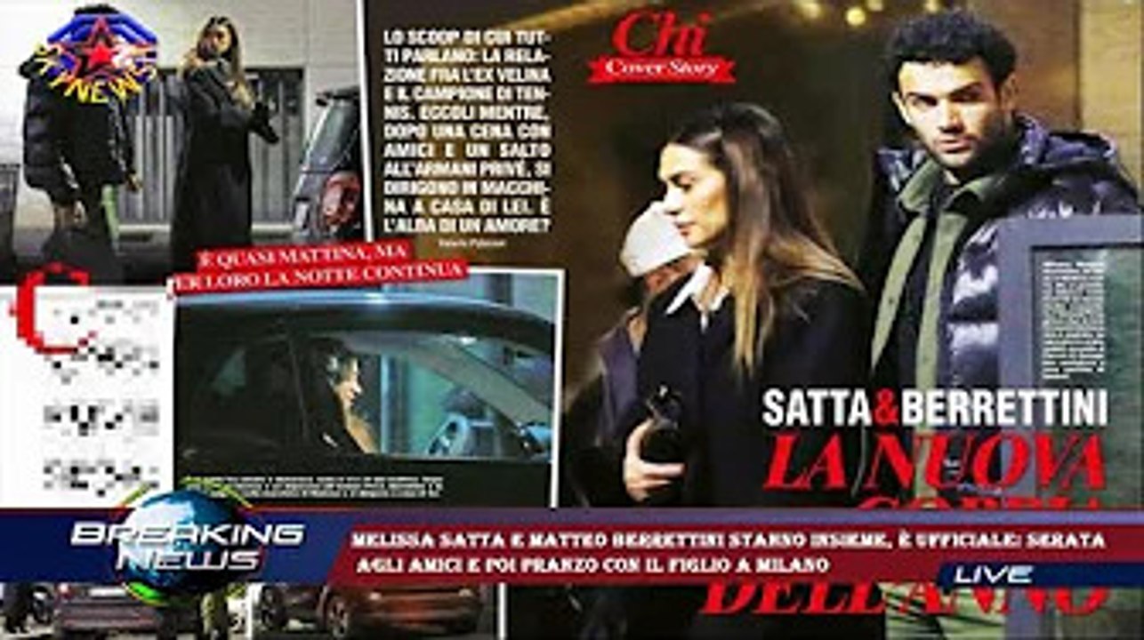 Melissa Satta e Matteo Berrettini stanno insieme, è ufficiale: serata  agli amici e poi pranzo con i