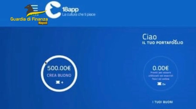 Convertivano in denaro buoni bonus cultura 18APP: truffa da 3 milioni nel Napoletano (08.02.23)