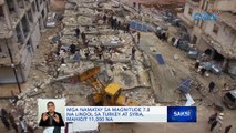 Mga namatay sa magnitude 7.8 na lindol sa Turkey at Syria, mahigit 11,000 na | Saksi
