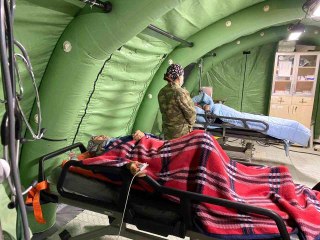 Kahramanmaraş'ta seyyar sahra hastanesi kullanıma açıldı