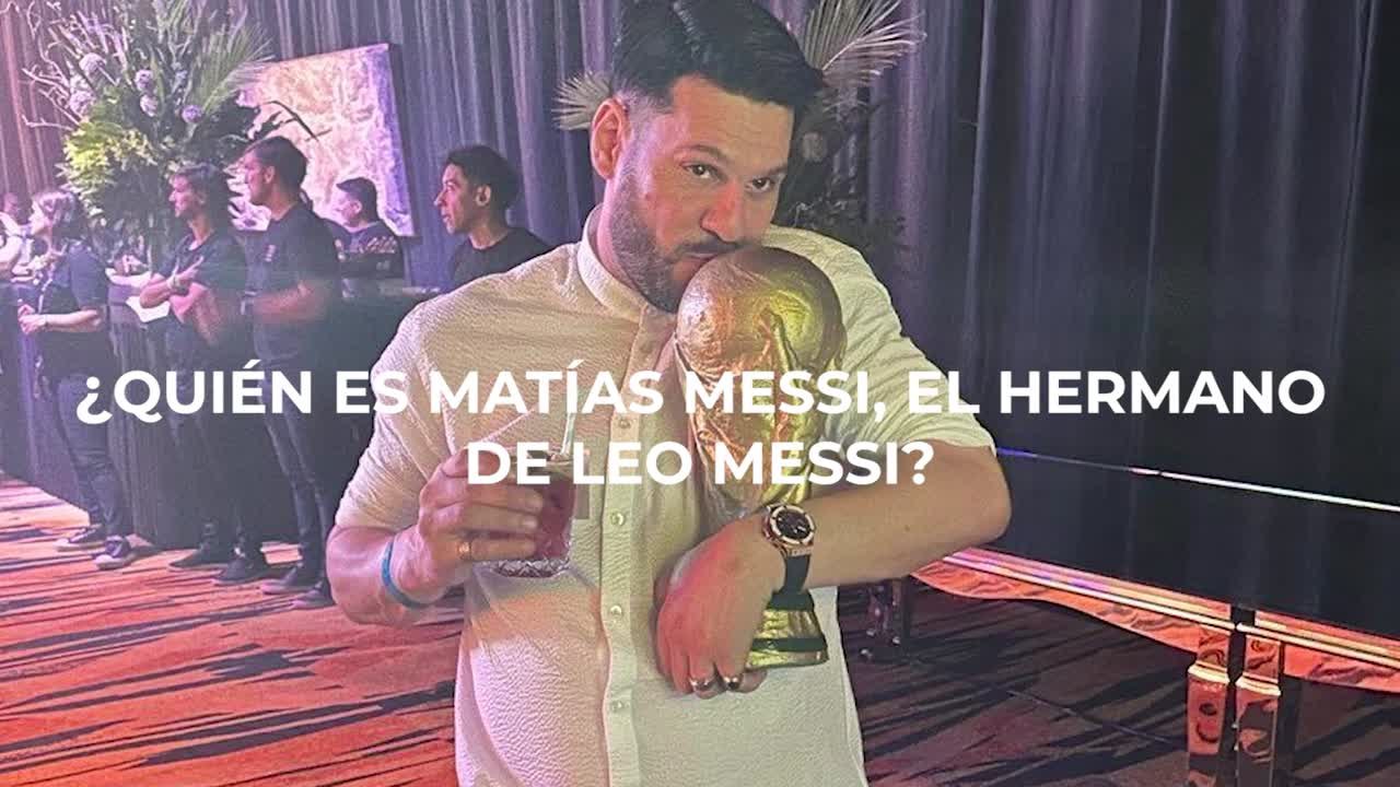 ¿Quién es MATÍAS MESSI, el hermano de LEO MESSI? | DIARIO AS