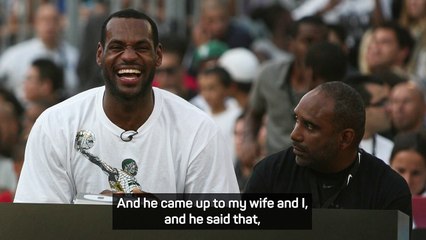 High school coach proud to have inspired 'family man' LeBron