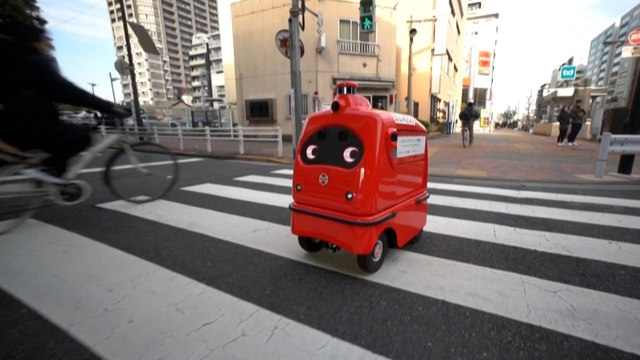 Au Japon, des robots pour compenser la pénurie de livreurs