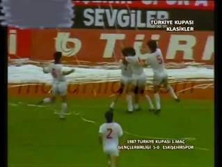 Gençlerbirliği 5-0 Eskişehirspor 13.05.1987 - 1986-1987 Turkish Cup Final Match 1st Leg
