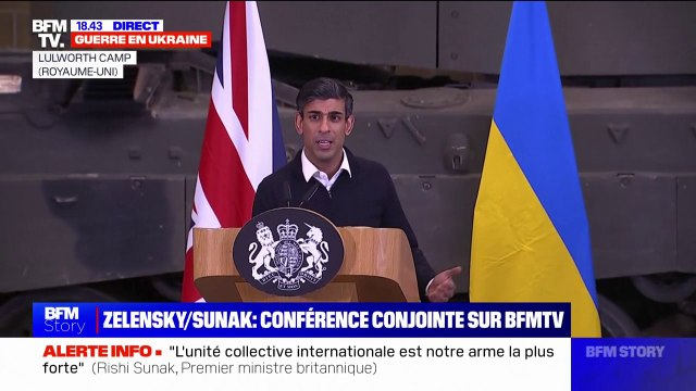 Rien n'est inenvisageable : Rishi Sunak, Premier ministre britannique, n'exclut pas de livrer des avions de chasse à Kiev