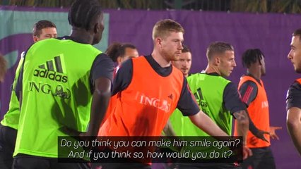 New Belgium coach Tedesco vows to make De Bruyne smile again