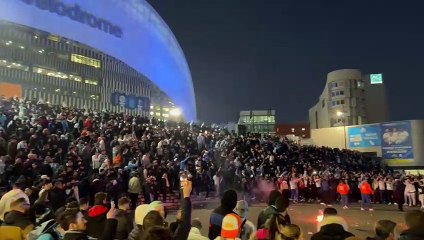 OM-PSG. Ambiance brûlante devant le stade