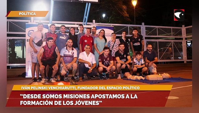 “Desde Somos Misiones apostamos a la formación de los jóvenes”