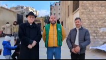 Sisma Siria, il nunzio visita centro sfollati ad Aleppo