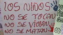 Con globos y pancartas: así sepultaron en Armenia a niña asesinada por su padrastro