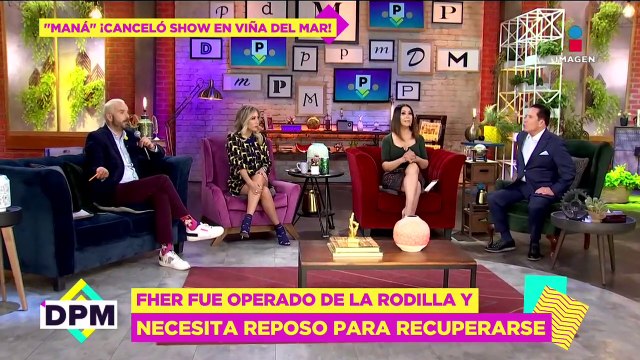 Maná cancela show en Viña del Mar por lesión de Fher