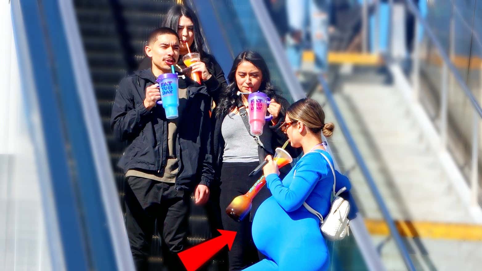 DRINKING WHILE PREGNANT PRANK