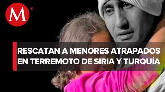 Rescates de menores de entre los escombros en Siria y Turquía conmueven al mundo