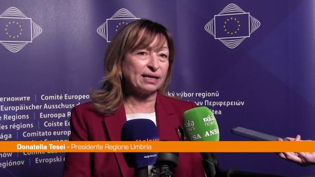 Ue, Tesei Con 1,8 mld finanziate soprattutto infrastrutture in Umbria