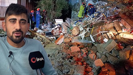 Enkaz altında 16 saat mahsur kalan vatandaş o anları anlattı