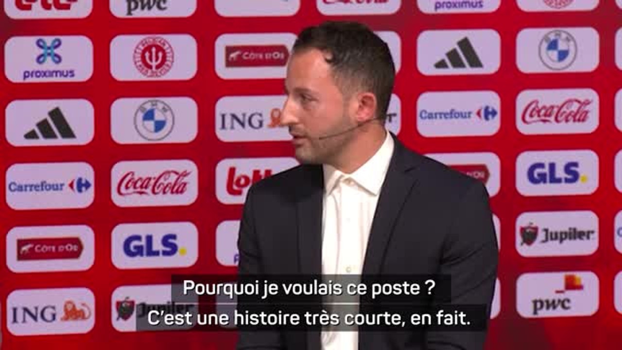 Belgique - Tedesco : "J'étais en salle d'attente chez le dentiste quand j'ai appris le départ de Martinez..."
