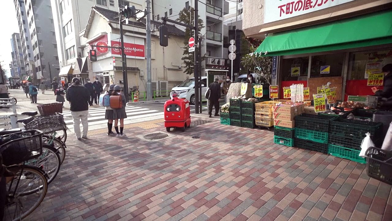Japão lança robôs de entrega 'humildes e encantadores'