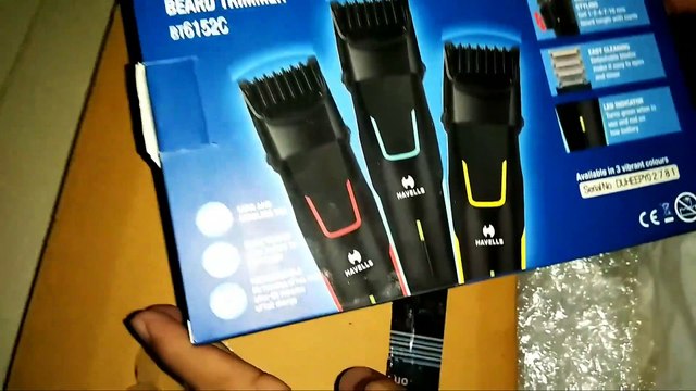 Unboxing hair trimer trimer for men