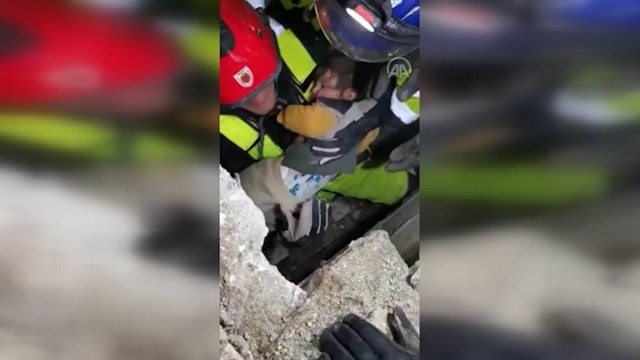Macar ekip 1,5 yaşındaki bebeği enkazdan kurtardı